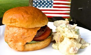 Smoked Pimento Cheese Burger